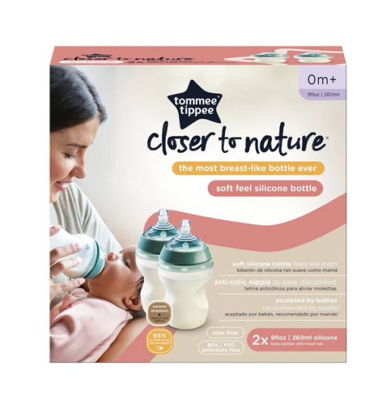 Shishe silikonit Tommee Tippee 0m+ 260ml
