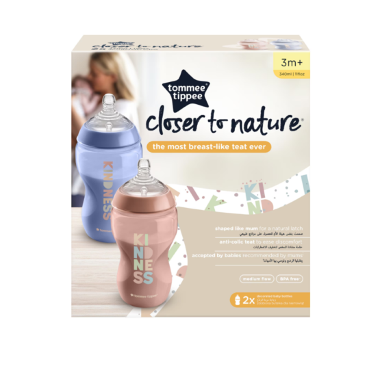 Set shisheve Tommee Tippee 2x 340ml 3m+