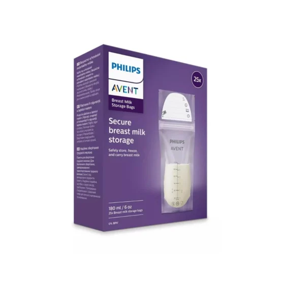 Qese për rruajtjen e qumështit të gjirit  Avent SCF603/25 (25copë)