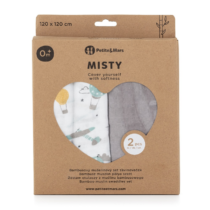 Pelena Bambu 0m+ 2 cop 120x120cm