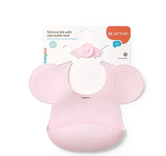 BabyOno Perparese Silikoni Pink