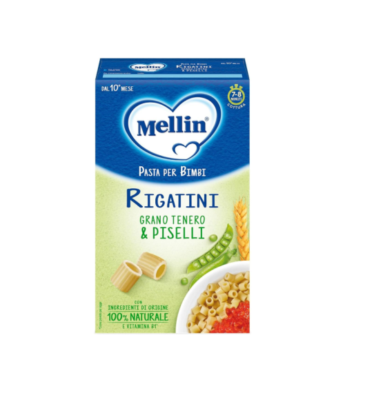 Makarona Mellini Rigatini me bizele dhe grur 10m+ 280g