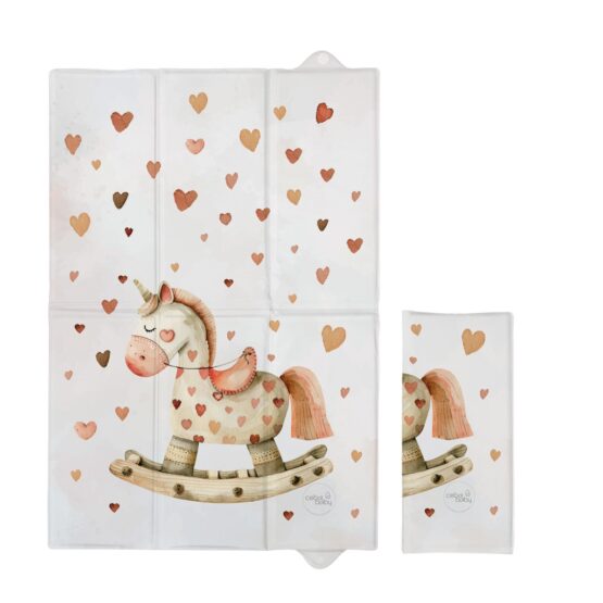 Tapeti i ndërrimit të bebit gjatë udhëtimeve Basic Rocking Horse