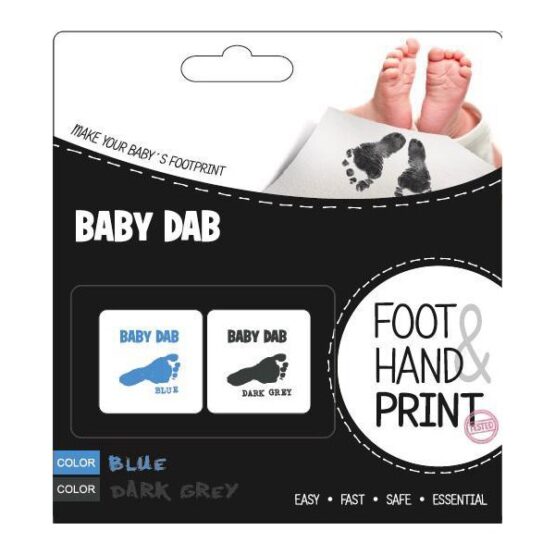 Ngjyre për gjurmë duarsh ,Baby Dab Blu dhe Hiri