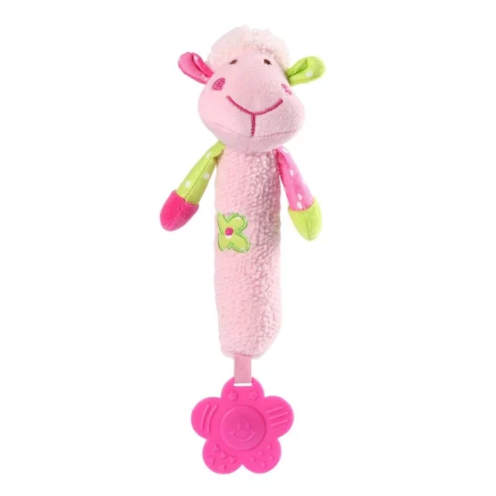 BabyOno Qengj i ëmbël deleje Pink  me dhëmbëzues