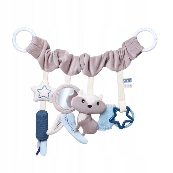 BabyOno Lodër edukative – varëse për karrocën e foshnjës dhe sediljen e makinës RACCOON