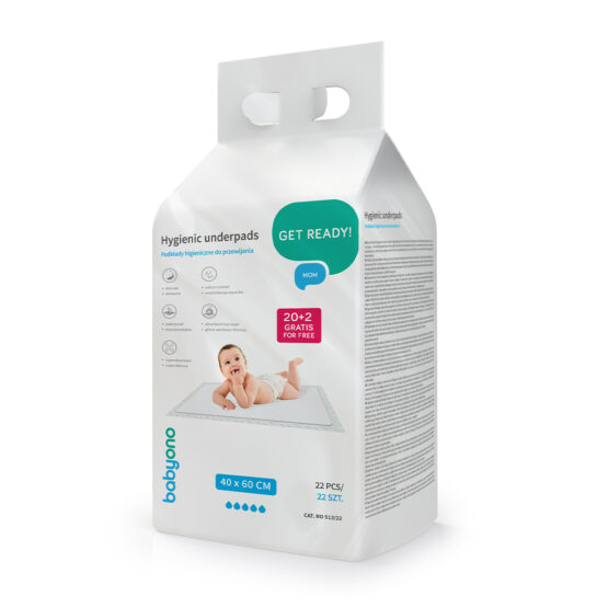 BabyOno Peceta higjienike 40 x 60cm 20 copë + 2GRATIS