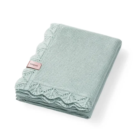 BabyOno Batanije e thurur prej bambuje 75x100cm “Gjelbert“