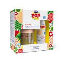 Chicco SET DHURATE ME SHKUMË – PASTRUES PËR FYTYRËN 150ML ME KRIJUES SHKUMË