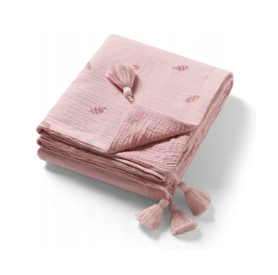 BabyOno Batanije Muslin 75x100cm e Pembe